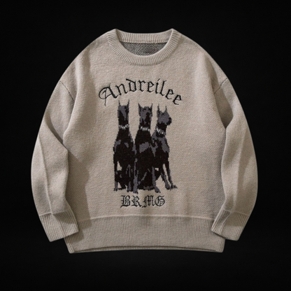 Midnight Hounds Knit Sweater