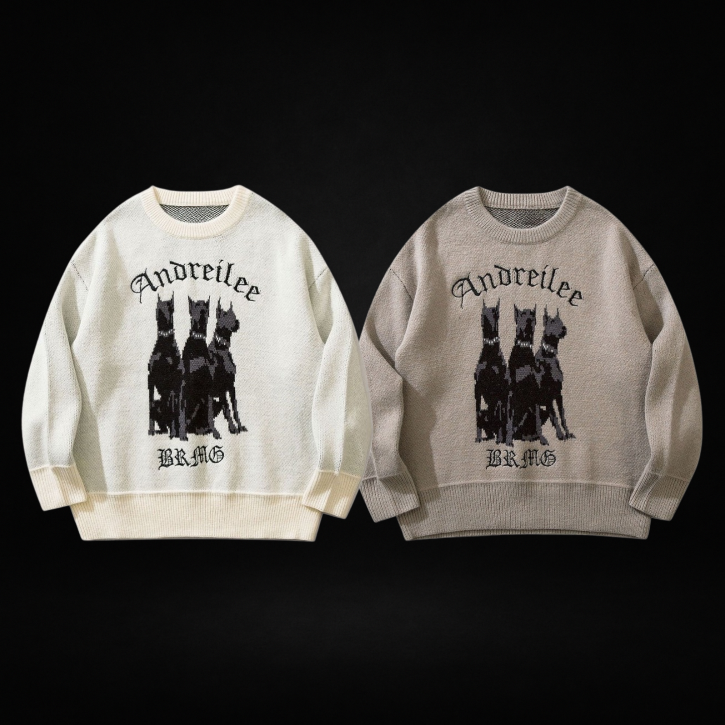 Midnight Hounds Knit Sweater