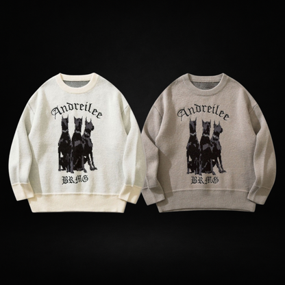 Midnight Hounds Knit Sweater